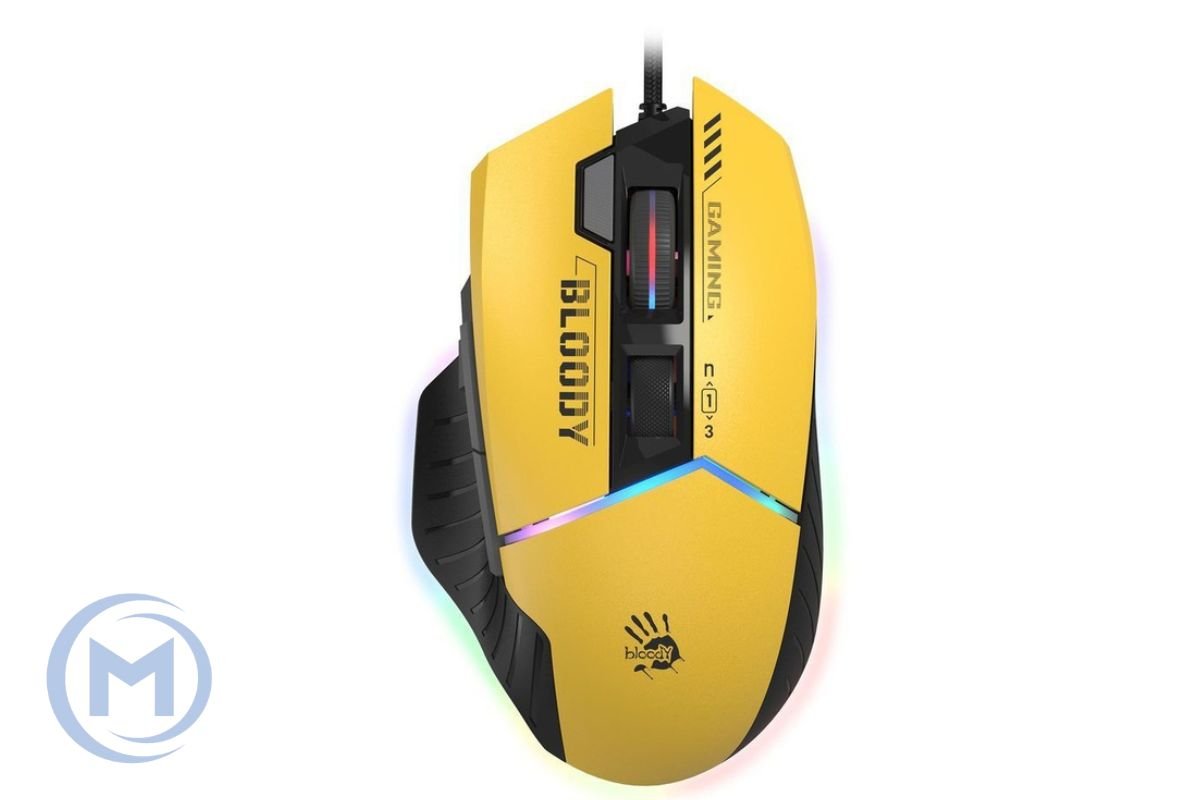 A4TECH BLOODY W95 ULTRA GAMING MOUSE 20000CPI SPORTS LIME RGB EXTRA FIRE ACTIVE USB
