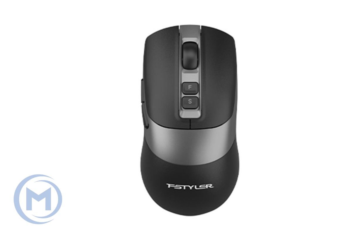 A4TECH FSTYLER FB50C+ OPTICAL MOUSE WIRELESS + BT Type-C RECHARGEABLE 2000DPI BLACK USB