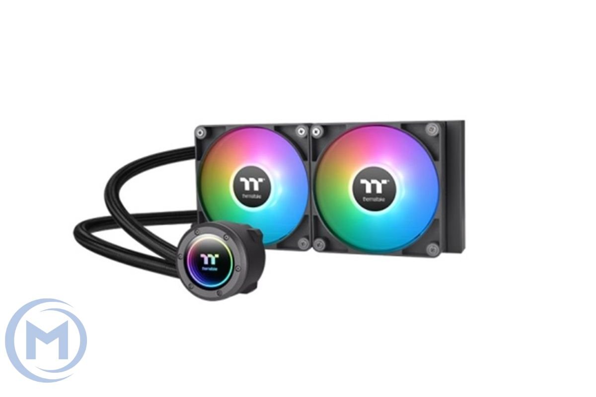 Водяное охлаждение ThermaltakeCL-W361-PL12SW-ATH240 V2 ARGB Sync/All-In-One Liquid Cooler System/120 ARGB Fan *2/PWM500~2000RPM/MB Sync only/Black