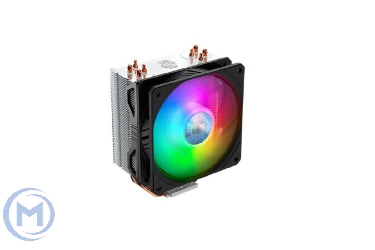 Кулер для процессора CoolerMaster Hyper 212 ARGB TDP AM4/ 150/1151/1151-v2/1155/1156/1200, 150W, 650-1800 об/мин, 27 дБA, 4pin, 120 x 80.5 x 157, Чёрный [RR-2V2L-18PA-R1]