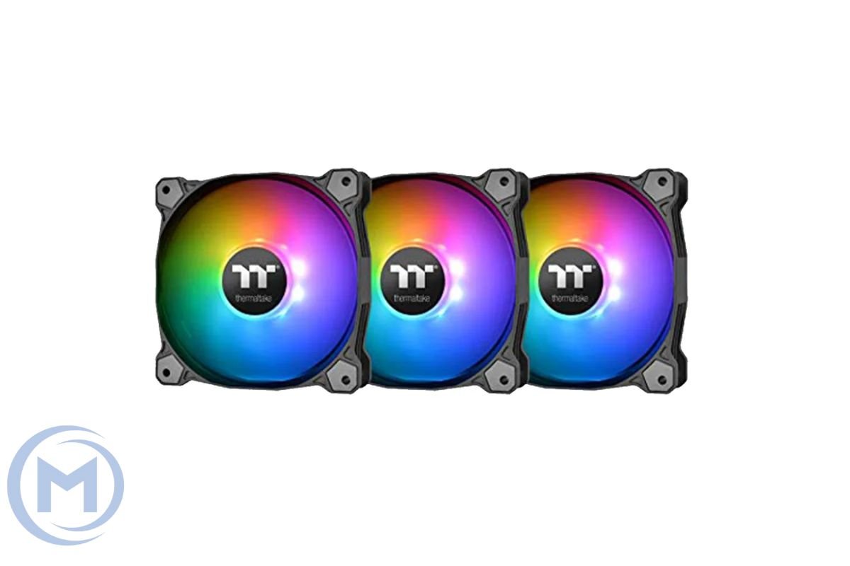 Кулер для корпуса Thermaltake Pure 12 ARGB Sync Case Fan 3 Pack/12025/500~1500RPM/PWM/9 LED/5V addressable/MB SYNC & hardware controlCL-F079-PL12SW-A