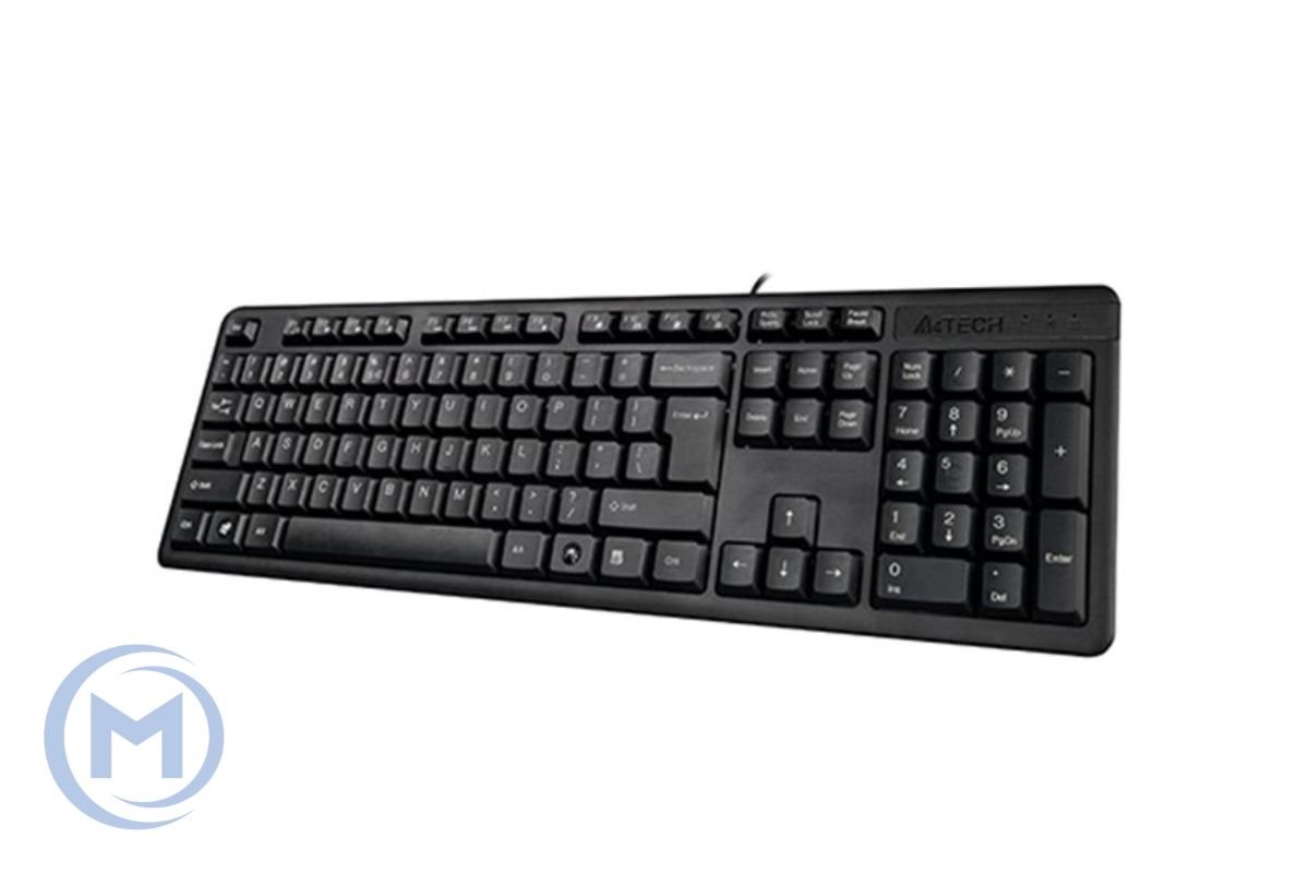 A4TECH  KK-3 MULTIMEDIA FN USB KEYBOARD BLACK US+RUSSIAN