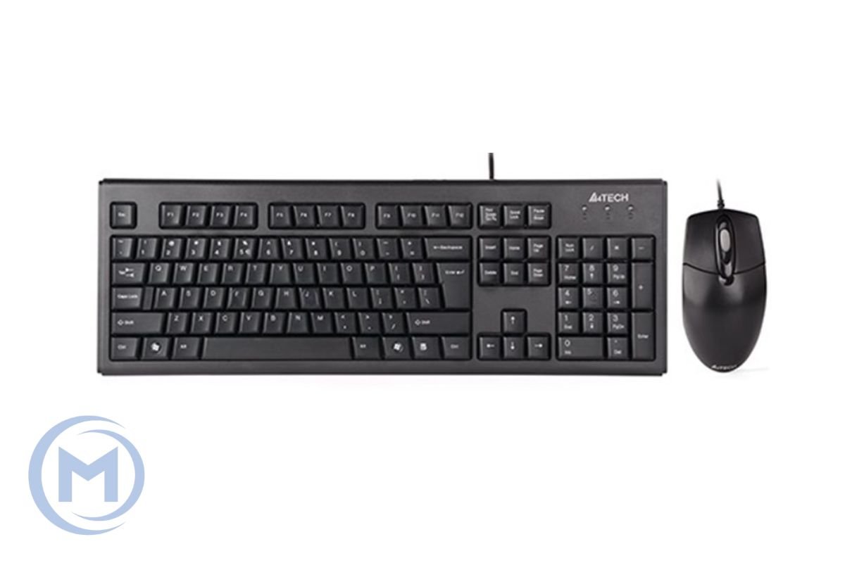 A4TECH  KR-8372 (KR-83+OP-720) KEYBOARD+MOUSE SET USB BLACK US+RUSSIAN