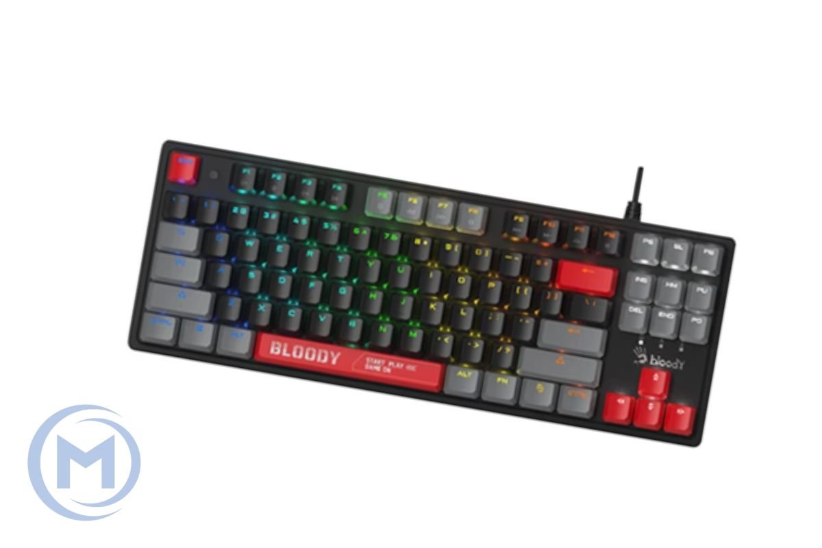 A4TECH BLOODY S310N GAMING MECHANICAL ENERGY RED BLMS RED SWITCH RGB KEYBOARD USB US+RUS