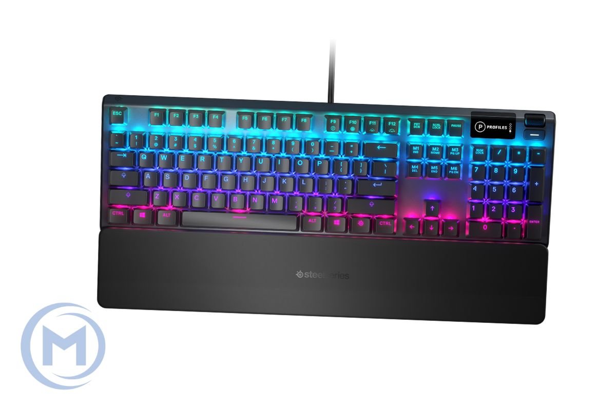 SteelSeries Apex 5 Mechanical Gaming Keyboard RGB Backlight, ENG