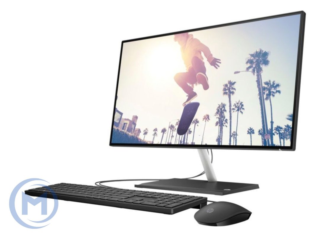 Моноблок HP AIO 24-cb1009ny INTEL i5-1235U (ALDER LAKE), RAM 8GB(1x8GB), SSD 512G 2280 PCIe NVMe Value, Non-Touch/23.8 FHD Antiglare VA, kbd and mouse white wired 225 (C/C) [6P139EA#B1R]