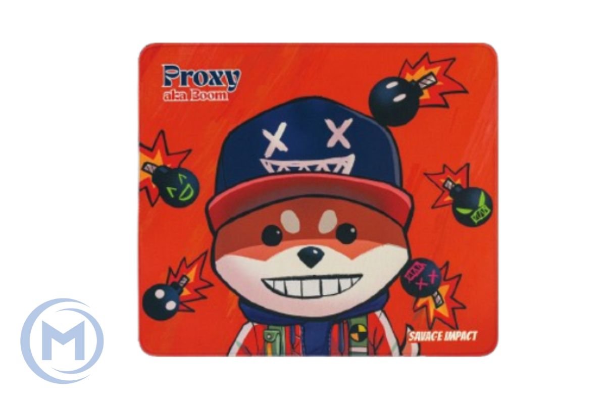 A4TECH BLOODY SAVAGE IMPACT BP-45 PROXY BOOM FIRE RED ELITE PRECISION GAMING MOUSE PAD (450x400x5mm)