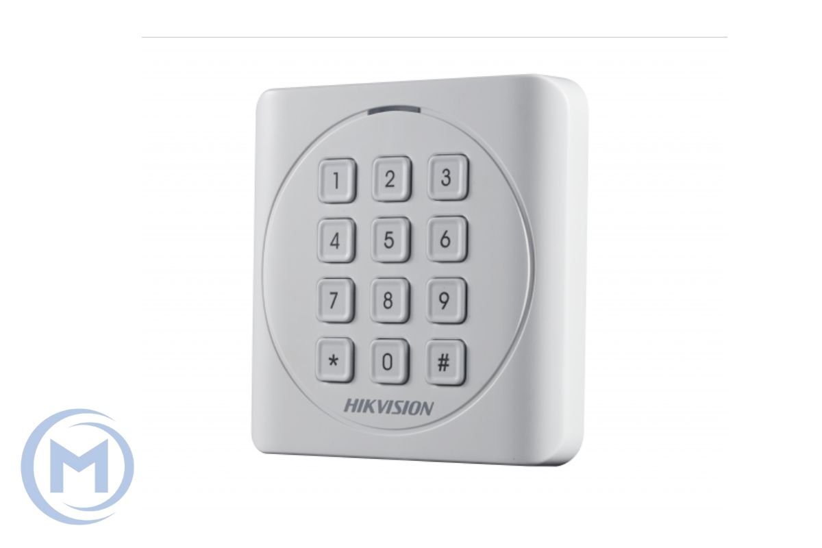                 Считыватель с клавиатурой HIKVISION DS-K1801MK(STD)  Mifare,пластик, IP65