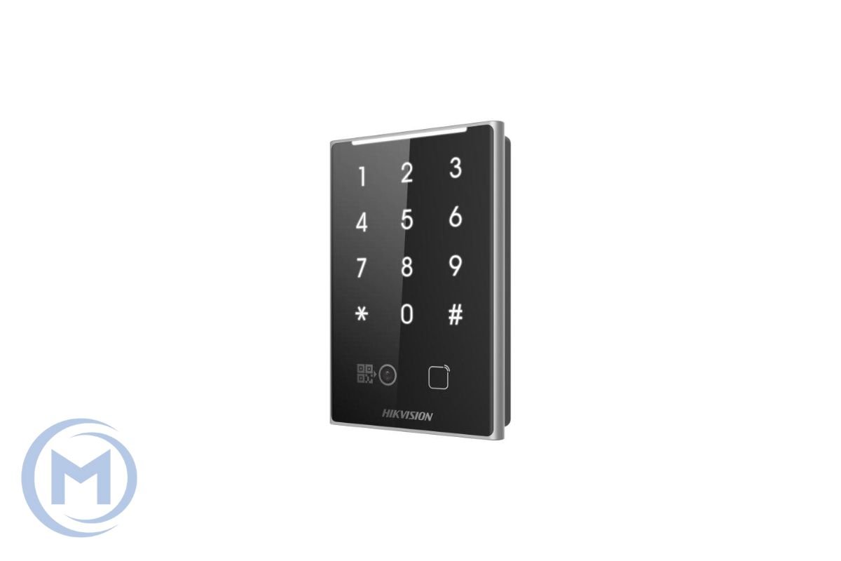                 Считыватель с сенсорной клавиатурой HIKVISION DS-K1109DKB(STD)Mifare,Bluetooth,пластик, IP65