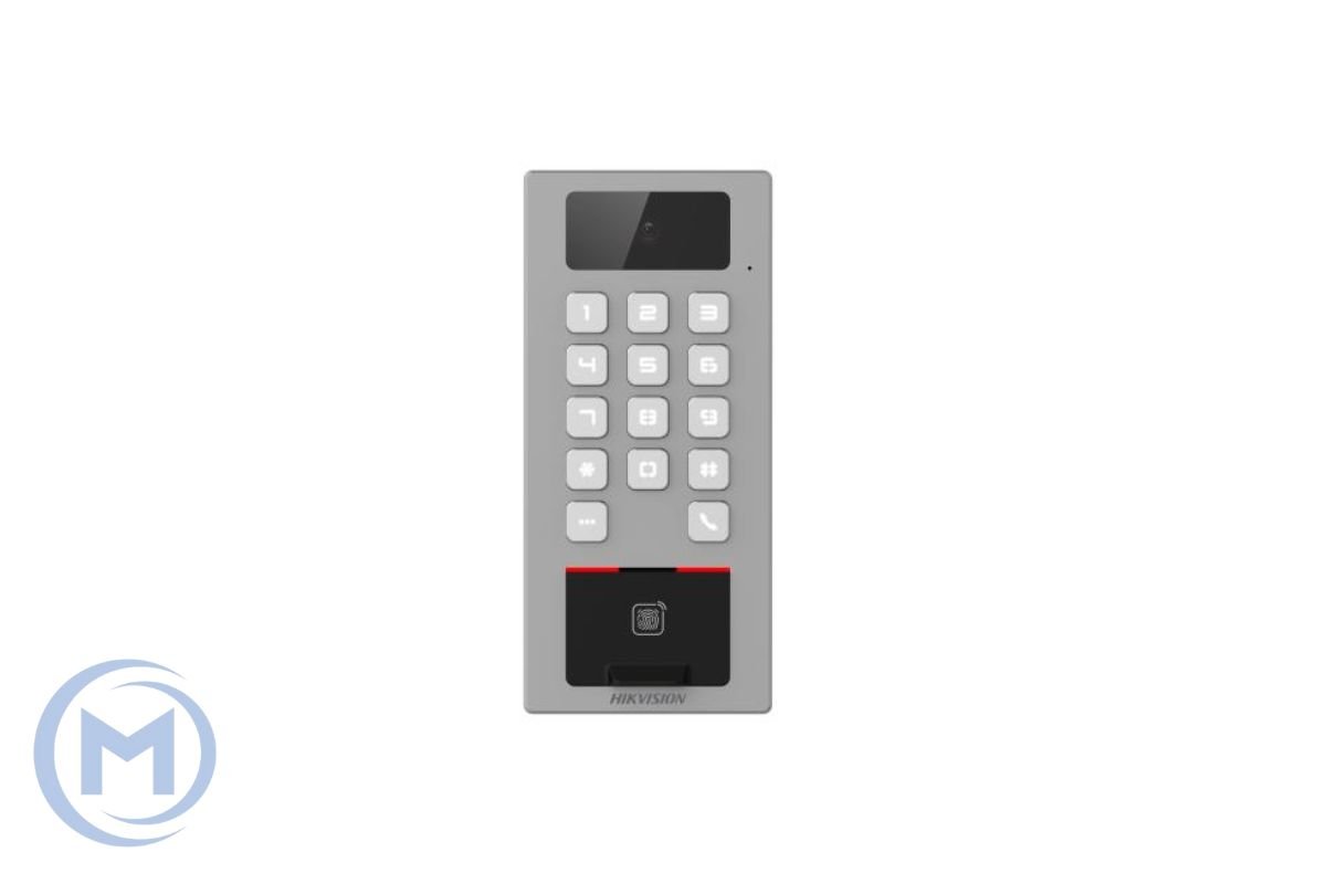                 Терминал доступа-видеодомофон HIKVISION DS-K1T502DBFWX-C(STD) отпечаток,Mifare,WIFI,IP65,IK09
