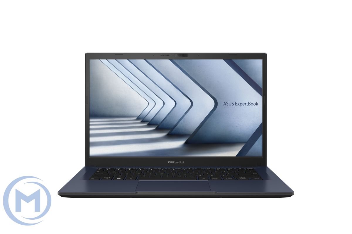 Asus ExpertBooK B1402CBA Intel Core i5-1235U (10 ядер/12 потоков, up to 4.4Ghz), 14" LED FULL HD (1920 x 1080) 250nits, 8GB DDR4-3200Mhz, 512GB SSD PCIe NVMe M.2, Intel Iris Xe Graphics, WiFi 6, BT 5.3,  Backlight Chiclet Keyboard (подсветка клавиатуры), 