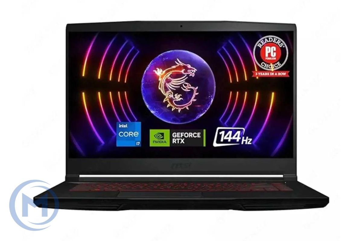 Ноутбук M-12650H(1.70-4.70GHzSI THIN GF63 12UC GAMING Intel Core i7),32GB DDR4, 2TB SSD,15.6" FHD(1920x1080)IPS 144Hz, NVIDIA RTX 3050 4GB,WiFi ax,BT, WIN11H, LAN, клав., с подсветкой, ENG-RUS, черный