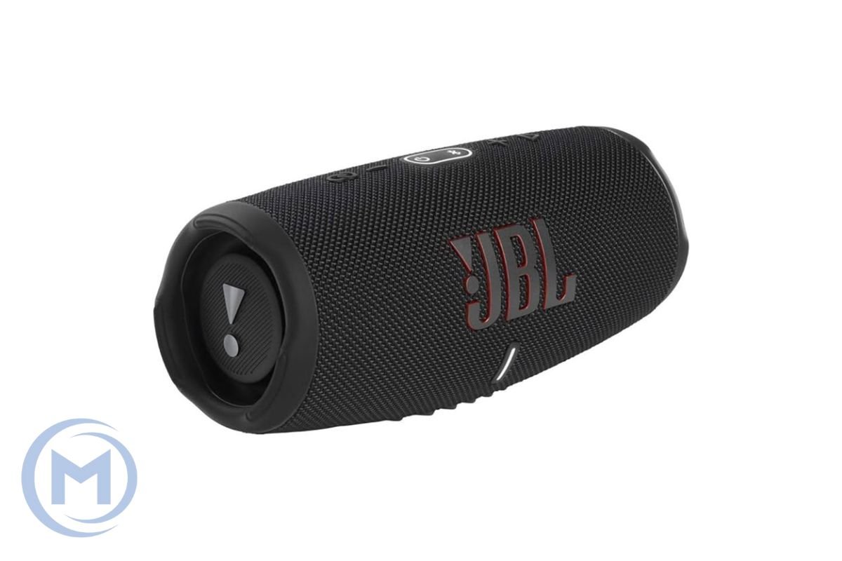 Беспроводная колонка JBL CHARGE5 SPEAKER, 40W, 5.1 Bluetooth, 65Hz-20kHz, Waterproof IP67, 3.5 jack, USB-TypeC, Время работы 20ч, Черный [JBLCHARGE5BLK]
