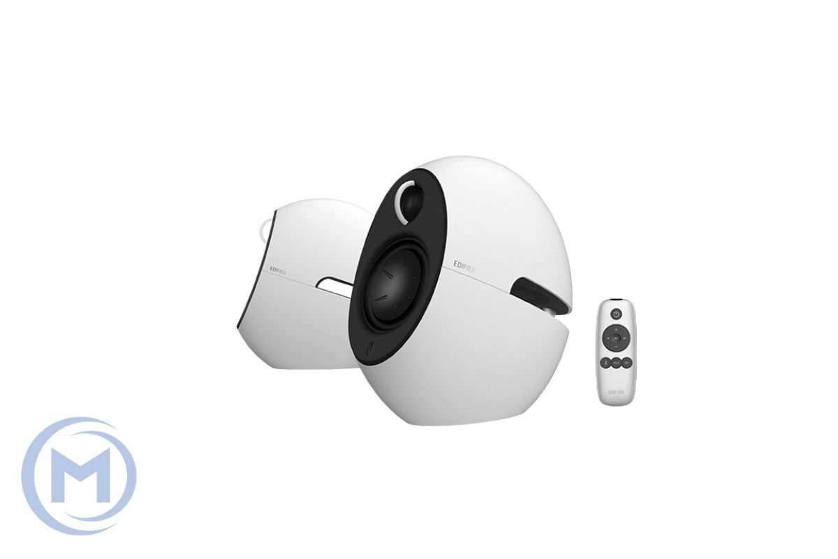 Звуковая система Edifier e25HD 2.0, RMS 74W (15W x 2 + 22W x 2), DSP, 50Hz - 20000kHz, AUX, Bluetooth5.3, white