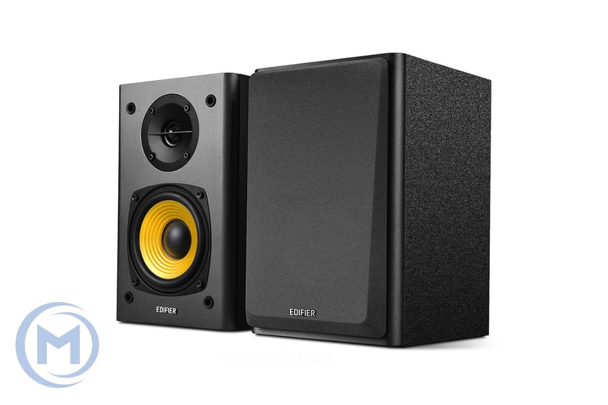 Звуковая система Edifier R1000T4, ≥85dB(A), 75Hz - 18000Hz, Dual RCA Inp, RMS 24W(12W+12W) ON ), 4" (Mid-range and bass)+0.5"(Treble), МДФ, black