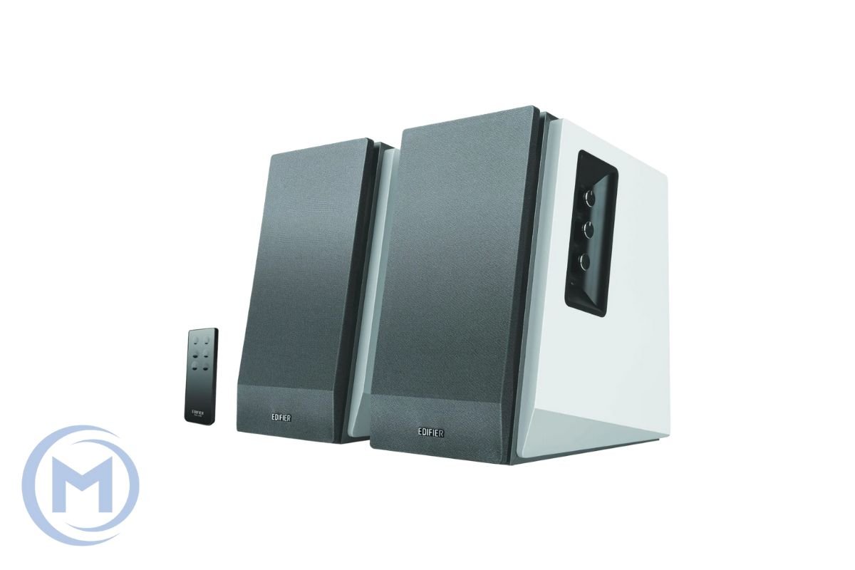 Звуковая система Edifier R1700BT, 2.0, ≥85dB(A), BT, RCA, 15W×2 (tweeter) +18W×2 (mid-bass driver), white silver