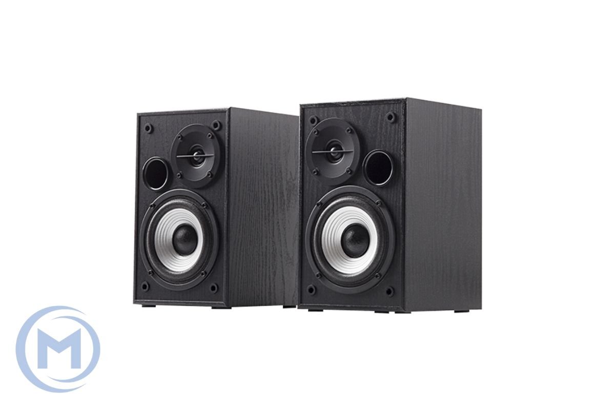 Звуковая система Edifier R980T 2.0, ≥ 85dB (A), RMS 12W × 12W, 70Hz - 20000kHz, AUX, Bluetooth5.3, Dual RCA, black