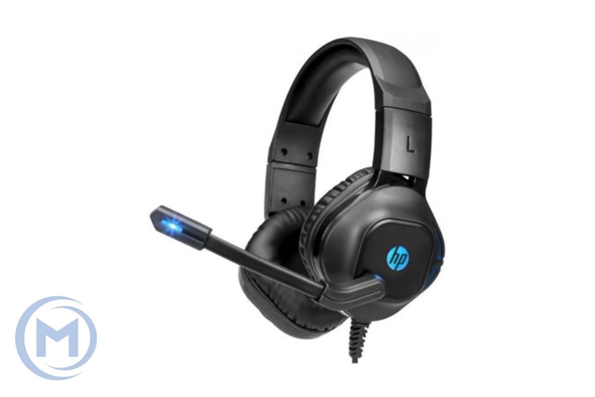 Гарнитура HP DHE-8002, Тип крепления: Дуговые, Микрофон, Регулятор громкости, USB, Длина кабеля 2 м., Черный