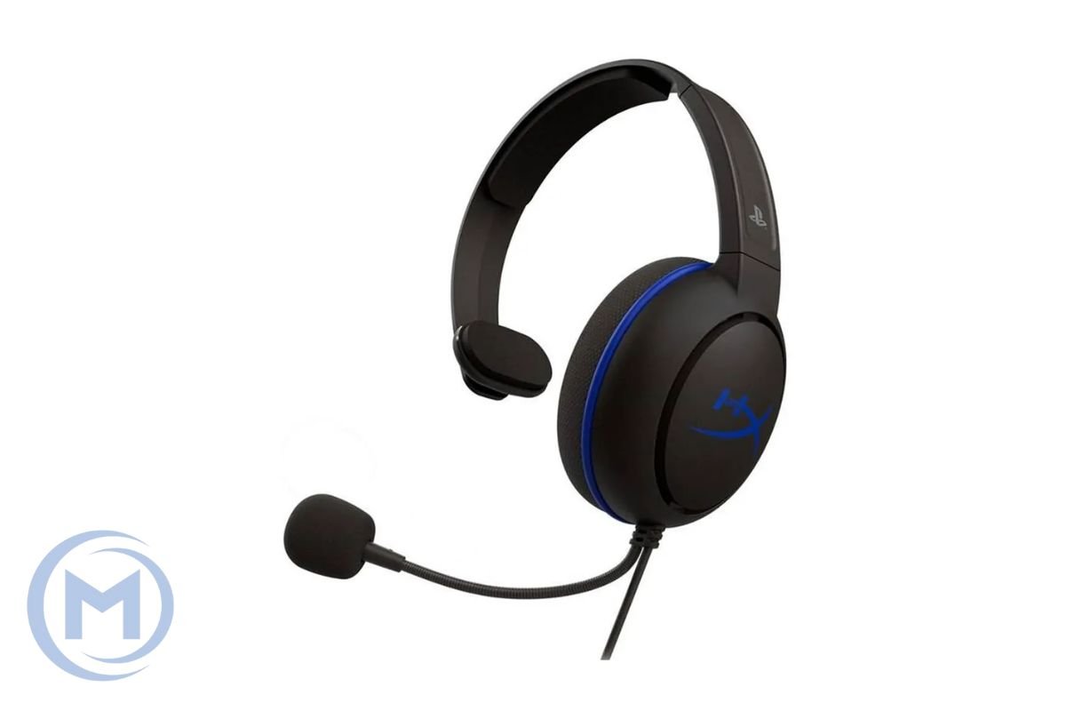 Гарнитура HyperX 4P5J3AM#ABB HX-HSCCHS-BK/EM, Cloud Chat PS4, Электретный конденсаторный микрофон, Динамики 40 мм, 50 Гц-10 кГц, 16 Ом, 85 дБ, 123 г, 3,5 Mini Jack, кабель 1,3 м, чёрный