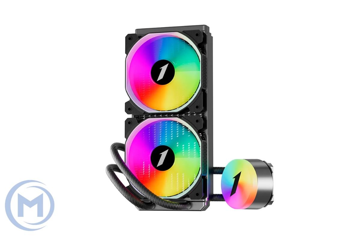 Кулер с водяным охлаждением 1STPLAYER TS2 240 BLACK, Intel(LGA1700/115x/1366/2011)&АМД (АМ5/АМ4/АМ3/АМ2/ФМ3/ФМ2/ФМ1), 2500 об/мин, 30дБ, 75.89 CFM, 277×119×27 мм, Чёрный