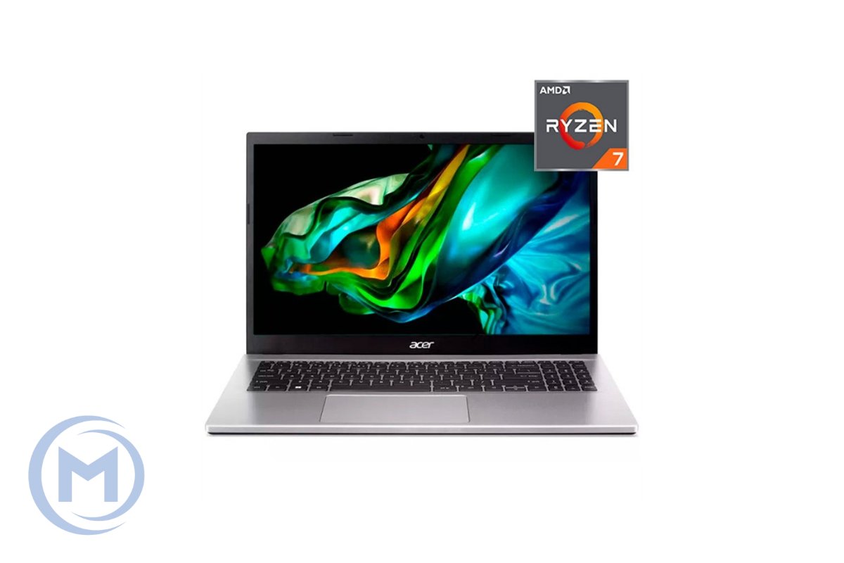 Acer Aspire 3 Ryzen 7 7730U 2.0-4.5GHz,16GB,SSD 512GB,RX VEGA 8, 15.6" IPS FHD, RUS,SILVER