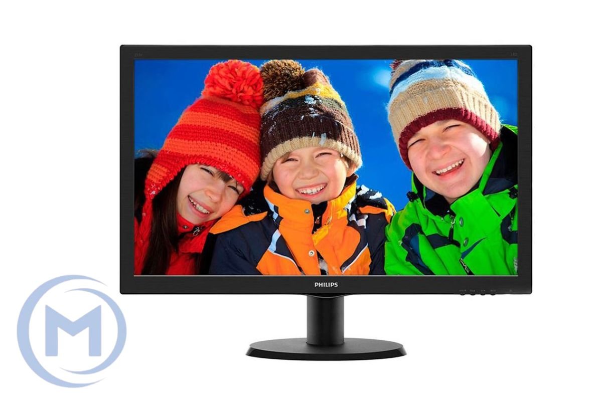 PHILIPS 18,5" 193V5LSB2,LED,BLACK 1366 x 768 16:9 HD; 10000000:1 ; 200cd/m2; 5ms,VGA УЦЕНКА